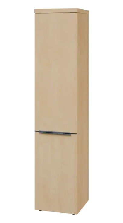 SIN 5 - 42D kancelářská skříň, 2-dveřová, levá, 1820x400x400, bříza světlá